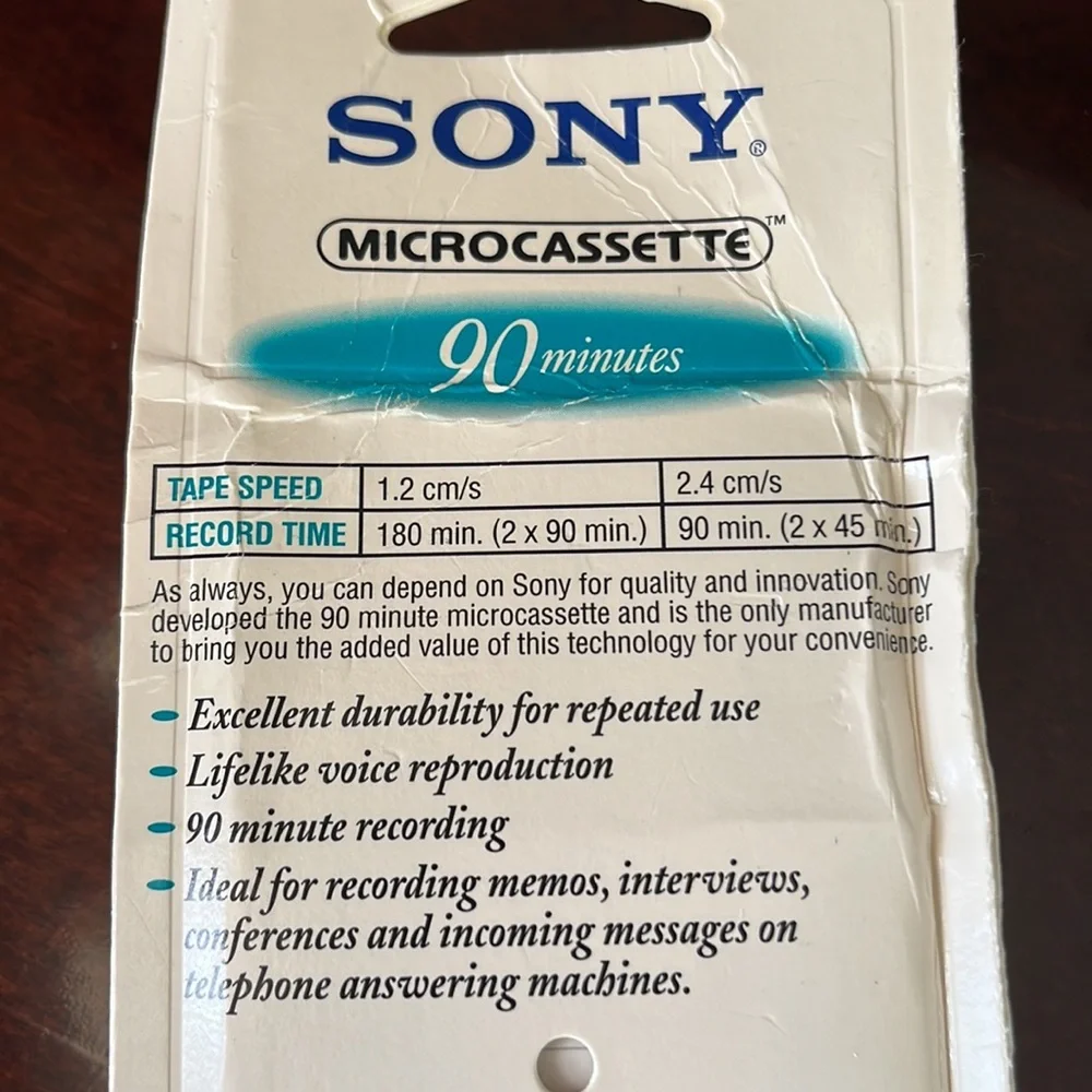 Sony Microcassettes